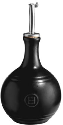 Emile Henry Made in France Ceramic Vinegar Cruet|Truffle