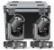 2PCS cabezas móviles LED con flight case Mini 7R Beam 230W lámpara luz de discoteca luces escenario 18CH Moving Head para DJ Bar Fiesta escenario Club Iluminación