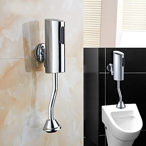 Urinal DruckspüLer Automatik Sensor Armatur Infrarot Wandmontage SpüLer UrinalspüLer Toilette Automatischer Sp Lventil Larmatur Drucksp Ler für Toiletten an öffentlichen Orten (14.4 * 10.5 * 6.9cm)