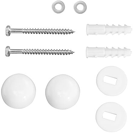HOLIDYOYO 2 Satz Toilettenschrauben Dekormuttern Aus Metall Universelle Dehnschrauben Für Toilettenbefestigung Langlebiges Wc Badezimmerschraubenzubehör