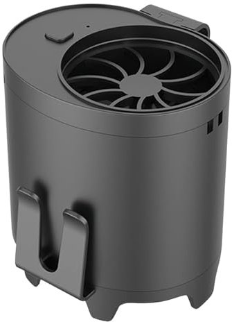 NEYTIIR Ventiladores Portátiles 3 En 1 De Mano, Cinturón Para Colgar El Cuello, Ventilador De Pie, Mini Ventiladores USB Personales, Ventiladores Para El Hoga(Black)