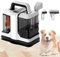 Spot Carpet Cleaner Machine, Handheld Carpet & Upholstery Spot Cleaner with Dual Size Brushhead, Powerful Suction & Deep Stain Cleaning, for Pet Stains, Sofa, Rug, Mattress, Car Seat and Curtain