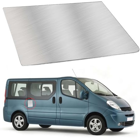 Sliding Load Door Security Anti-Theft Plate Compatible with Renault Traffic/Vauxhall Vivaro 2014-On, Side Sliding Door Cover Shield Protection Plate