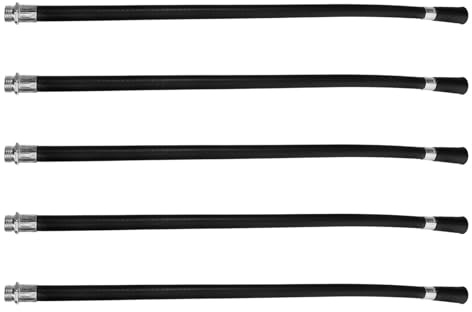 Cabilock 5 Pezzi Tubo Flessibile per Estintore Nero in Plastica Design Flessibile per Estintore 4kg Estensione di Spegnimento Incendio