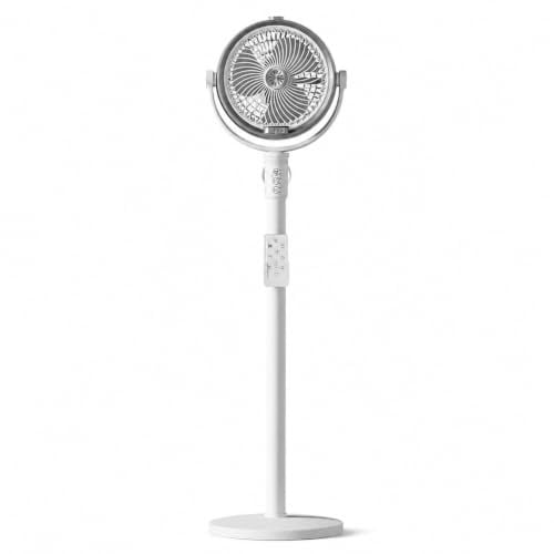 Ventilatore umidificatore da pavimento con telecomando, 4 velocità e 3 altezze