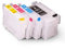 4 wiederbefüllbare Tintenpatronen T27 XL kompatibel mit Epson Workforce WF-3620, WF-3640, WF-7110, WF-7210, WF-7610, WF-7615, WF-7620, WF-7710, WF-7715, WF-7720
