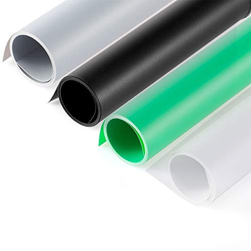 Selens 120 x 200 cm PVC Hintergrund Wasserdicht Fotostudio Hintergrund 4 Farben