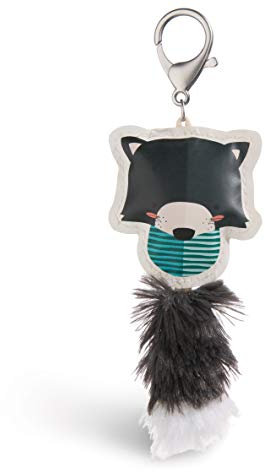 NICI 45585 Marder 12cm Taschenanhänger aus Kunstleder, bunt, S