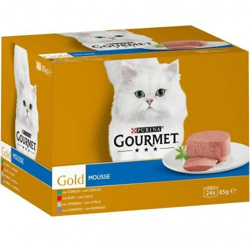 Gourmet Gold Mousse Kalbfleisch Box 24 x 85 g Multipack