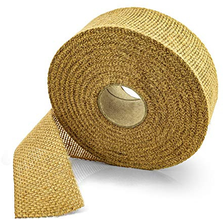 Effaband - Juteband als Baumschutz Breite 60mm/ 25 m Jute Winterschutz für Pflanzen & Bäume Made in Germany/Kein Ausfransen - Jute Band mit geschlossener Kante zum Basteln oder für den Garteneinsatz