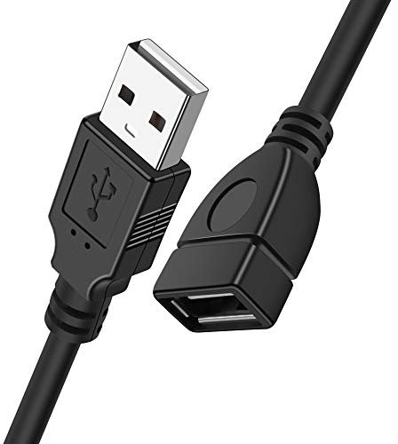 Cavo di prolunga da USB a USB da 50cm 2.0 Adattatore da cavo maschio a femmina compatibile con unità flash, mouse, tastiera, stampante e altri dispositivi periferici USB