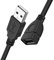 Cavo di prolunga da USB a USB da 50cm 2.0 Adattatore da cavo maschio a femmina compatibile con unità flash, mouse, tastiera, stampante e altri dispositivi periferici USB