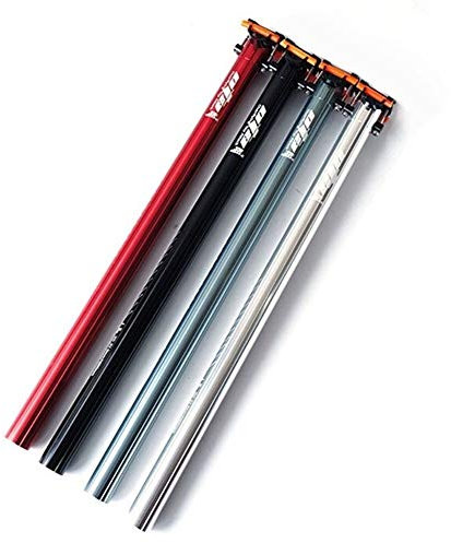 QSCTYG Fahrrad Sattelstütze 1 STK Leichtes Sitzrohr 33.9 * 600mm Dahon Klappfahrradsattelstütze 97 (Color : Black)