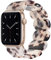Heesch Bracelet de Montre Connectée Extensible en Résine avec Motif Tortue Compatible avec Apple Watch pour Femme iWatch 7,6,5,4,3,40/38/41 mm