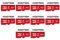 KOOTION 10 Stück Micro SD Karten 16GB Class 10 Mini SD Karte 10 STK Speicherkarte 10er Pack UHS-I MicroSDHC 16G Set Memory Card SD Karten 16 GB Micro SD Cards für Kameras Handy Tablets Smartphones