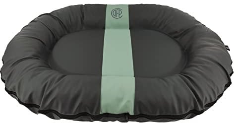 CAZO Oslo Hundebett Oval Schlauchboot für Hund oder Katze 120 x 90 x 16 cm, Größe L, Farbe grau, L2021/D