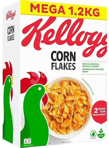 KELLOGG'S Lot de 4 flacons de 1200 g
