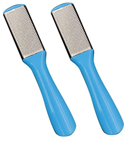 ailill 2 Stück Professional Doppel Seitige Fuß Feile Raspel Ferse Reibe Harte Tote Haut Kallus Entferner Pediküre Feile Fuß Reibe