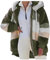 LLonGao Pulli Damen Hoodie Teenager MäDchen Teddy Mantel Damen Dirndl Jacke Damen Mantel Beige Damen Damen Blazer Schwarz Winter Parka Jacke Damen GefüTterte Jacke Damen (Army Green, 4XL
