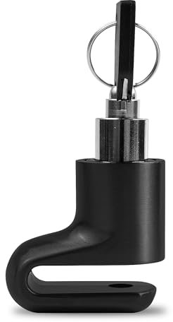 UP Security Disc Brake Lock for Motorcycle Accessories Heavy Duty Bike Bicycle Anti Theft Lock Compact Electric Scooter Ebike Powersports Wheel Hover Disc Locks (Black)