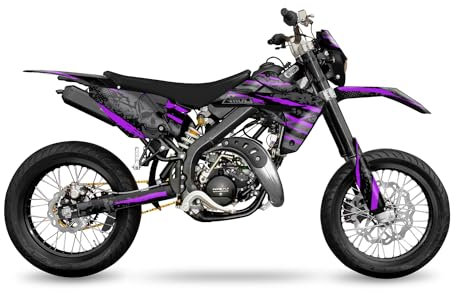 Arider Dekor (Aufkleber) für Rieju MRT 50/125 (2009-2021) | Skull Edition (Lila)