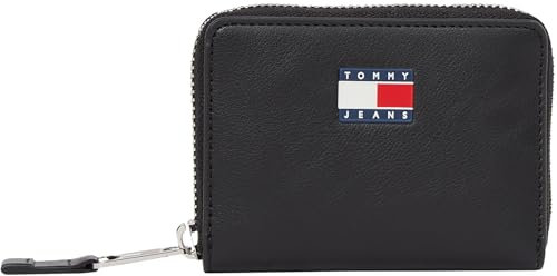 Tommy Jeans Portefeuille Femme Petit, Noir (Black), Taille Unique