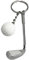 Llavero de Palo de Golf - Llaveros de Palo de Golf Metálico con Pelota con Metal y Zinc - Accesorio de llaves para amantes del Golf, Deporte, Juegos… - Llavero unisex hombre y mujer