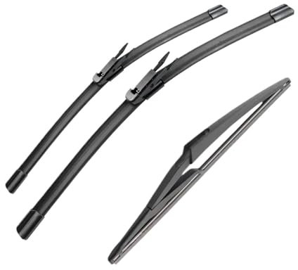 Hojas Repuesto Limpiaparabrisas Para Vauxhal Para Opel Para Corsa D 2006-2014 Limpiaparabrisas Traseros Delanteros Accesorios Parabrisas Coche 3 Uds Limpiaparabrisas Coche Escobillas Limpiaparabrisas