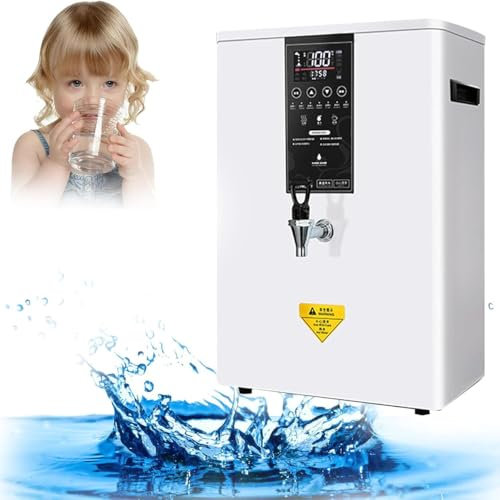 CYMYYDS Wall Mounted Instant Boiling Water Dispenser, Drinking Hot Water Boiler, Wall Kettle with LCD Touch Screen, Electric Water Dispenser Fast Boiling Water For Coffee Home Office,50L