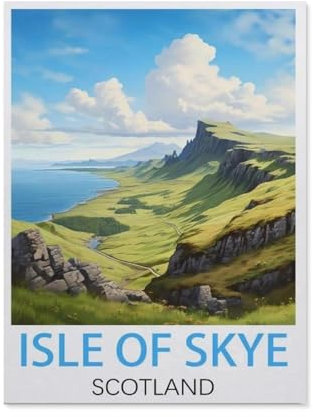 Puzzle 1000 Stück，Isle of Skye Schottland，Papier Kinderspielzeug Dekompression Spiel（50x70cm）-AI63