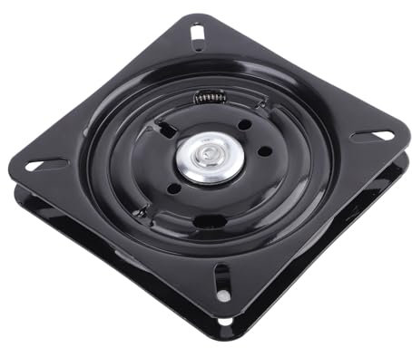 7 Zoll Drehbeschlag, Möbel Drehteller 360° Drehbar Drehplatte Drehlager 180 Grad Automatisch Rebound für Auto Stühle Bar Büro