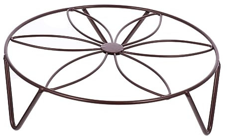 SEWOART Eisen Blumenständer Pflanzenregal für Innen und Außen Bodenständer mit Stabilem Metallrahmen Dekorativer Blumentopfhalter für Garten Balkon und Fensterbank