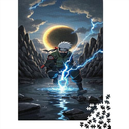 Naruto 1000-Puzzleteile Puzzle Für ErwachseneWohndekoration GeschenkGeschenke Für Erwachsene100% RecyclingkartonGeeignet Für Erwachsene Und Kinder 1000pcs (75x50cm)
