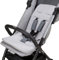 Babysanity® Morbido Riduttore Copri Passeggino Universale Materassino Neonato Soffice Imbottitura Rivestimento Spugna Di Cotone 100% con Bordatura - Made in Italy - (Grigio2)