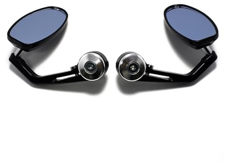 Motorradspiegel Für Vmax 1200 1700 Für Xtz700 Für Xjr1300 7/8 Motorcycl Seite Spiegel Griff Bar End(B)