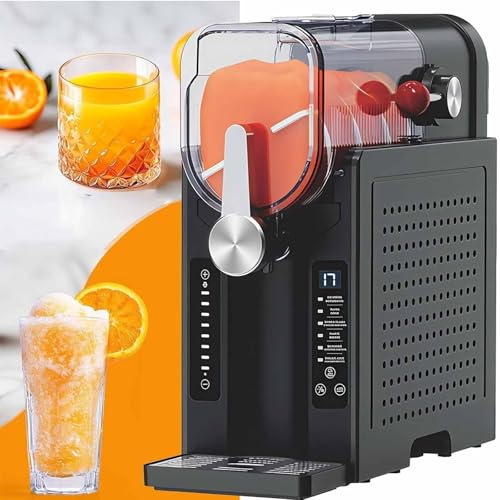ZenSeFarin 360° Slush & Smoothie Maker 1,6 l Heim-Mixer, 6 Modi (Margarita/Slushie/Milkshake), Vortex-Mischtechnik, Selbstreinigend, LED-Touchscreen, Eisfreies Mixen
