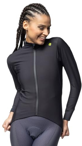 Alé Cycling Women's Klimatik K-Tornado Jacket, Black, M