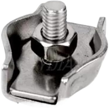 1/2/5 St Vattentäta Rostfria Ståltrådsklämmor Enkla/dubbla Grepp Kabelklämmor Chucklås M2-M8 Hårdvarufäste