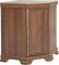 Furniture24 Eckkommode Kora KKN1 Kommode Eckschrank Schrank Wohnzimmerschrank mit 1 Tür (Samoa King)