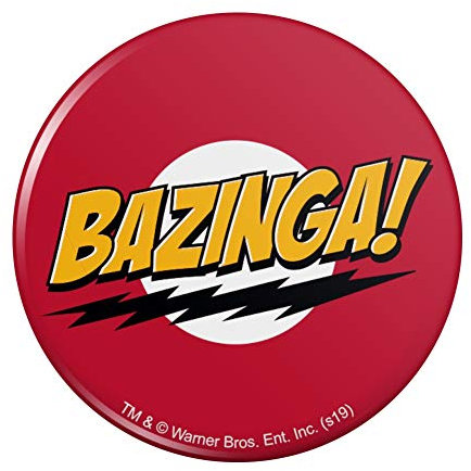 The Big Bang Theory Sheldon Bazinga Kühlschrankmagnet 3 Diameter multi