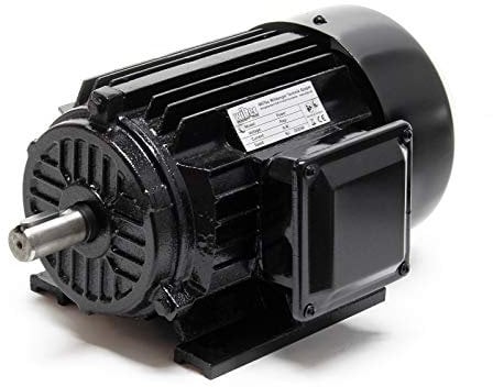 Wiltec Moteur asynchrone triphasé électrique – 350 x 230 x 180 mm – 2 Pôles – 400 V / 1,5 kW / 2 CV / 2830 tr/min – avec Enroulement en aluminium