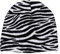 VALICLUD Winterliche Strickmütze 1stk Strickmütze Wollmützen Warme Mütze Zebra-Muster-Hut-mütze Mit Tierdruck Tierhüte Mode Skimütze Garn Männer Und Frauen