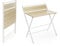 InnovaGoods Klappbarer Tablezy Schreibtisch - Multifunktional, Platzsparend, Keine Montage, Ideal für Home Office, Mit Ablage, Bis 50 kg, Bunt, Engineering Holz/Edelstahl