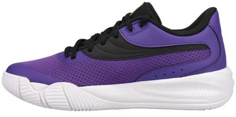 Puma Herren 376640-10 Basketballschuhe, Prism Violet-Spectra Yellow, 42 EU