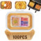 Air Fryer Liners for Ninja Foodi Dual Zone AF300UK / AF400UK / DZ400UK / Double Stack XL SL400UK, 225PCS Air Fryer Parchment Paper Liners Fit Keplin 9L Dual Zone Air Fryer