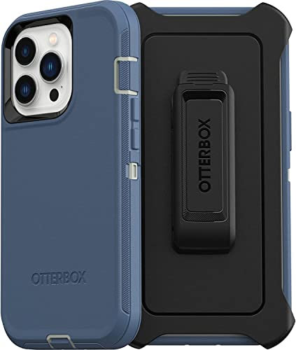 OtterBox Defender Series Screenless Edition Schutzhülle für iPhone 13 Pro (nur mit Holsterclip, keine Einzelhandelsverpackung) Fort Blue