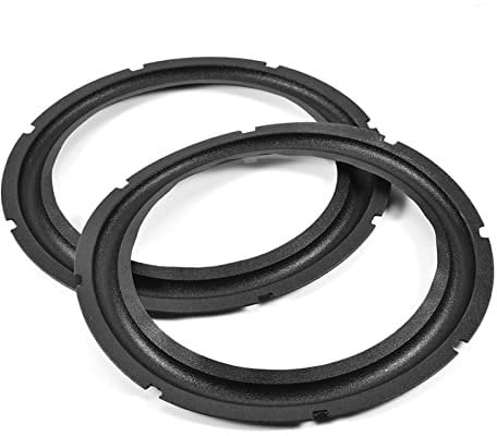 10inch Rubber Speaker Edge, Anti Aging Speaker Edge Surround Speaker Rings Replacement Parts Repair Edge for JBL, HiVi Speaker (2PCS)