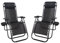 COSMO BUY Zero Gravity Chair | Set of 2 | Heavy Duty | Outdoor & Garden Sunloungers | Reclining & Folding Chair with Cup Holder and Headrest Pillow Deck Chairs Ideal for Pool Beach & Garden Terrace