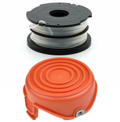 for For Black & Decker Spare String Trimmer Strimmer Cover Cap + Spool and Line