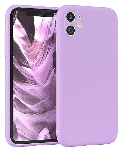 EAZY CASE - Silikonhülle für iPhone 11 Hülle Silikon Case Lila weich stoßfeste Handyhülle iPhone 11 Schutzhülle mit Kameraschutz Dünn Premium Schutz Cover TPU Phone Bumper in Violett